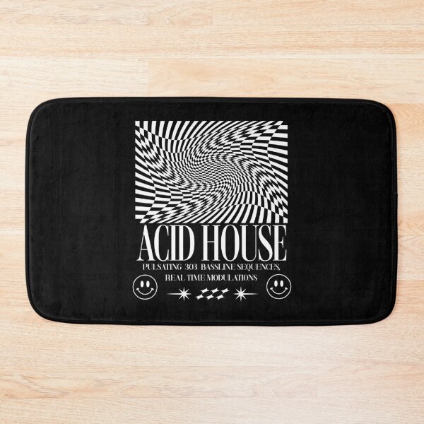 Item preview, ACID HOUSE  - Trippy Art Modulations (White)  designed and sold by Discothreadz.