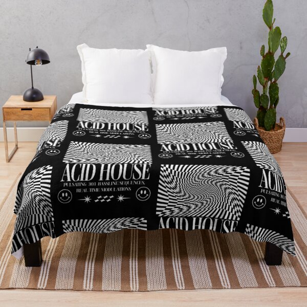 Item preview, ACID HOUSE  - Trippy Art Modulations (White)  designed and sold by Discothreadz.