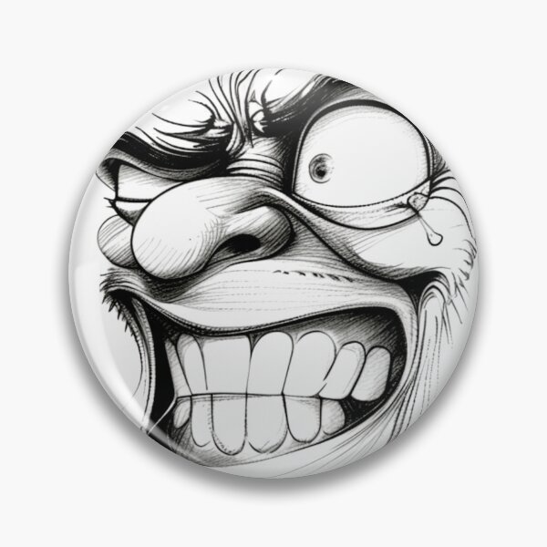 Item preview, Funny Evil Face Expression designed and sold by sheprint.