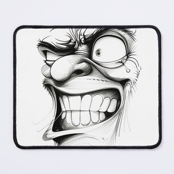 Item preview, Funny Evil Face Expression designed and sold by sheprint.