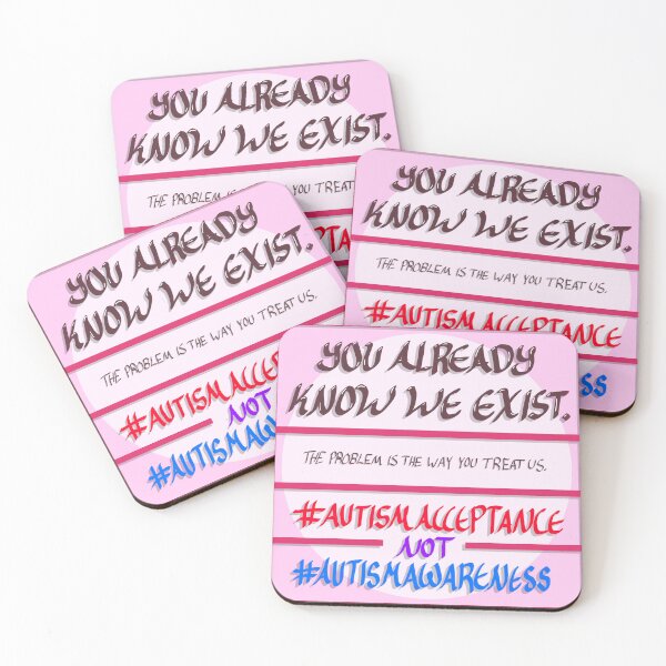 Item preview, Autism Acceptance not Autism Awareness designed and sold by gibbearish.