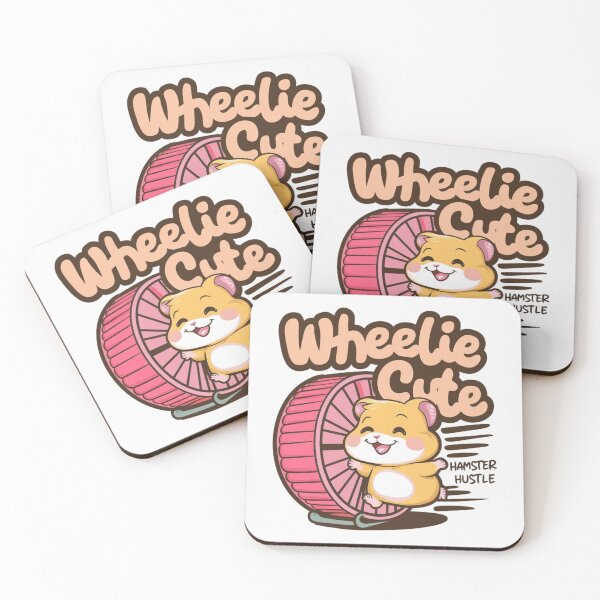 Item preview, Hamster Hustle & Wheelie Cute - Kawaii designed and sold by Rockin-Rainbow.