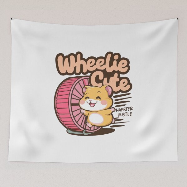 Item preview, Hamster Hustle & Wheelie Cute - Kawaii designed and sold by Rockin-Rainbow.