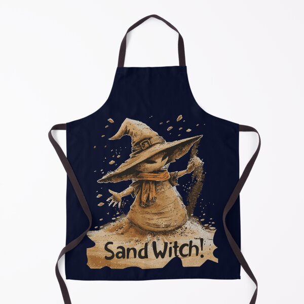 Item preview, Sand Witch Pun T-Shirt, Humorous Witch Tee, Beach Witch Shirt, Funny Witchcraft Sand Pun Top designed and sold by Sir Meow Meow.