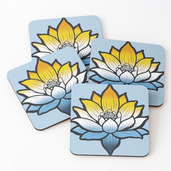 Item preview, Peaceful AroAce Pride Flag Lotus, AroAce Pride Design designed and sold by Travelslightly.
