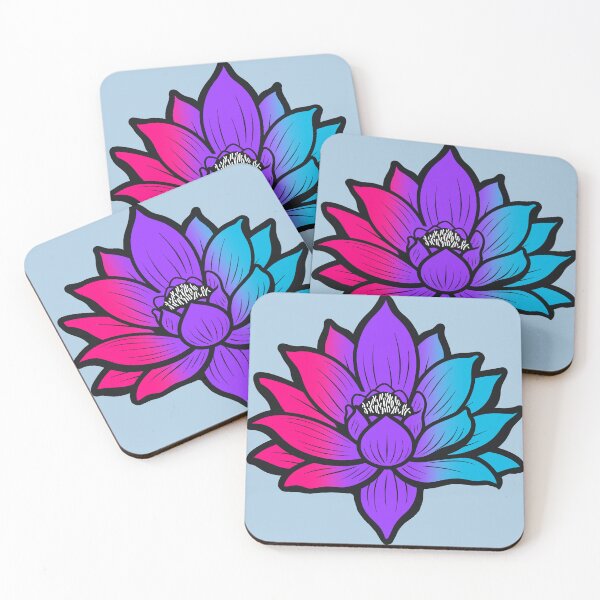 Item preview, Peaceful Androgynous Pride Flag Lotus, Androgynous Pride Design designed and sold by Travelslightly.