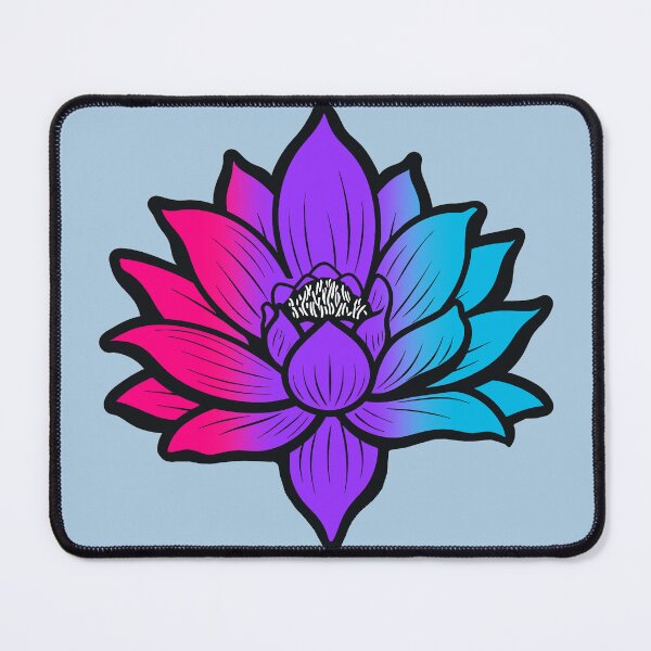 Item preview, Peaceful Androgynous Pride Flag Lotus, Androgynous Pride Design designed and sold by Travelslightly.