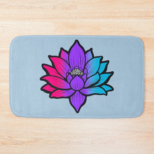Item preview, Peaceful Androgynous Pride Flag Lotus, Androgynous Pride Design designed and sold by Travelslightly.