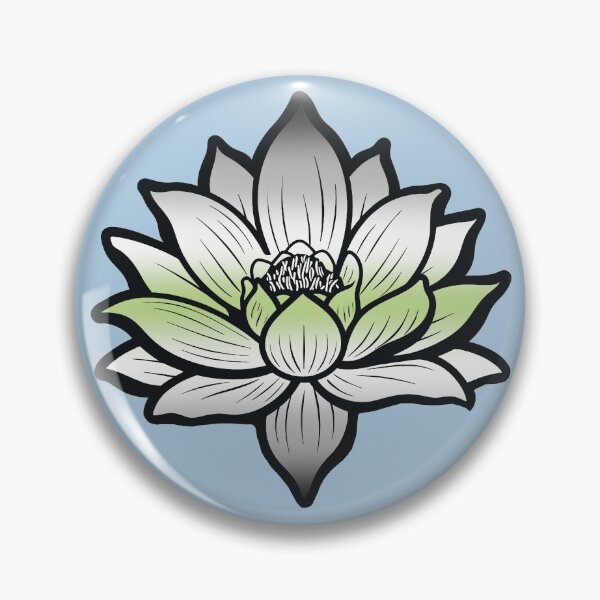 Item preview, Peaceful Agender Pride Flag Lotus, Agender Pride Design designed and sold by Travelslightly.