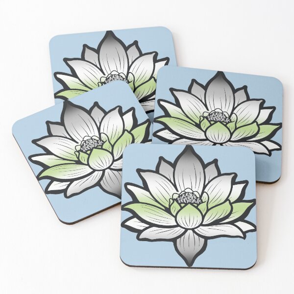 Item preview, Peaceful Agender Pride Flag Lotus, Agender Pride Design designed and sold by Travelslightly.