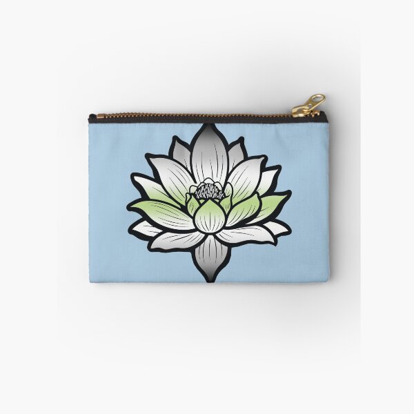 Item preview, Peaceful Agender Pride Flag Lotus, Agender Pride Design designed and sold by Travelslightly.