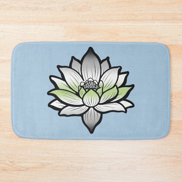 Item preview, Peaceful Agender Pride Flag Lotus, Agender Pride Design designed and sold by Travelslightly.