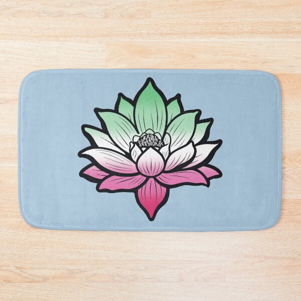 Item preview, Peaceful Abrosexual Pride Flag Lotus, Abrosexual Pride Design designed and sold by Travelslightly.