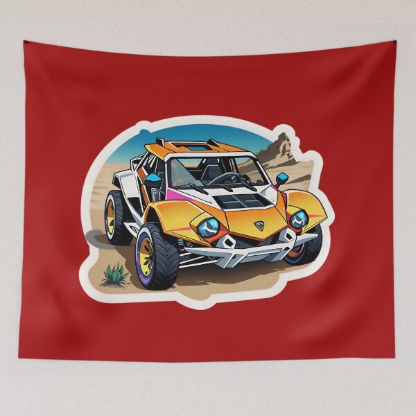Item preview, Cool Dune Buggy Desert Rally Racing Car designed and sold by TheArtOfPat.