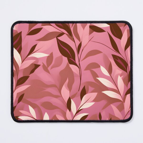 Item preview, Retro Mid Century Modern Botanical Leaves Peach designed and sold by Prints and Lifestyle.
