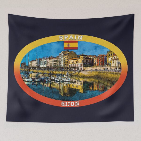 Item preview, Gijon Spain Travel designed and sold by Thistle-TShop.