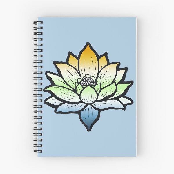 Item preview, Peaceful AroAce Agender Pride Flag Lotus, AroAce Agender Pride Design designed and sold by Travelslightly.