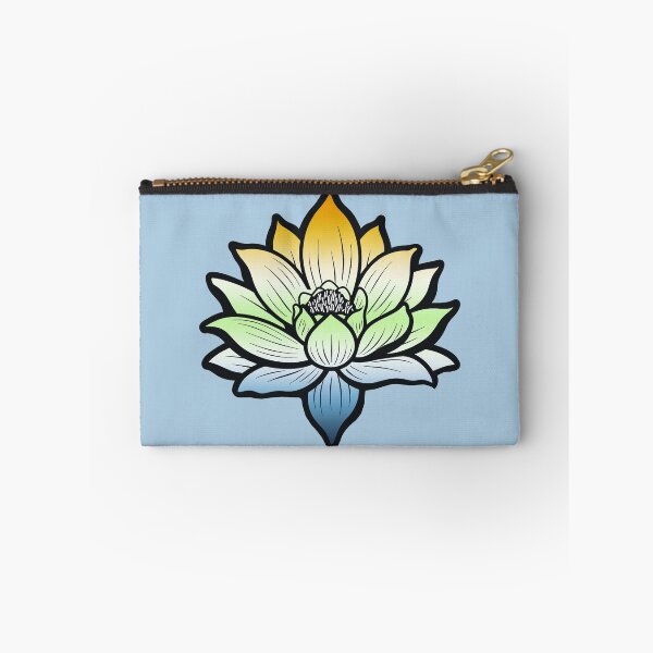 Item preview, Peaceful AroAce Agender Pride Flag Lotus, AroAce Agender Pride Design designed and sold by Travelslightly.