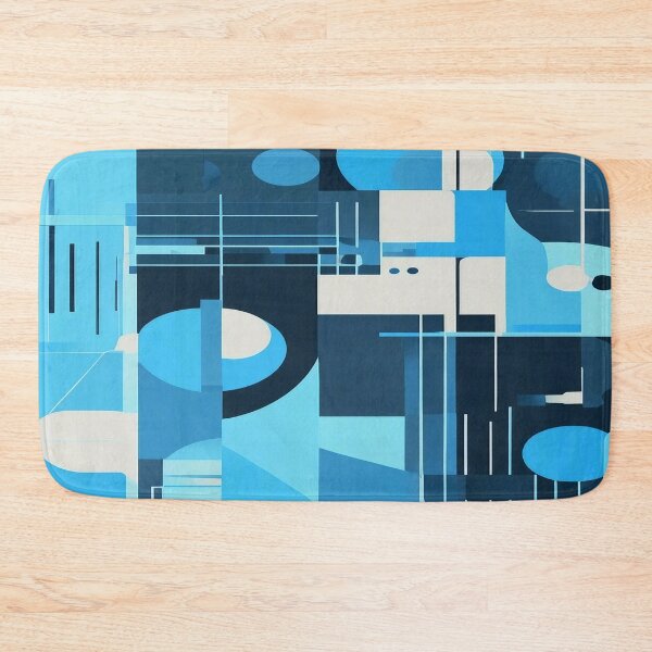 Item preview, Blue Boho Elegance Abstract Art designed and sold by marvin barth.