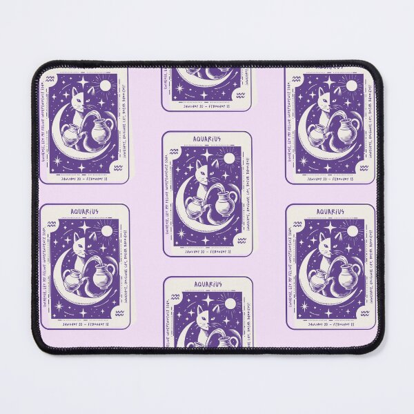 Item preview, Gato Acuario. Horóscopo y astrología. designed and sold by caracoldepapel.