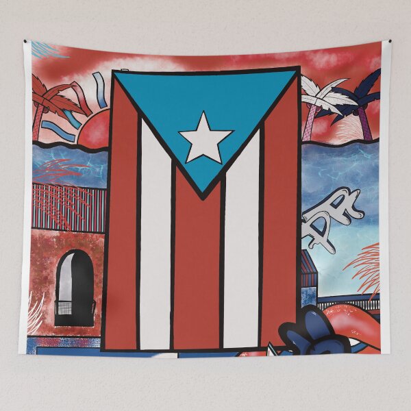 Item preview, Red, White, & Blue Puerto Rico designed and sold by Inx Artworks.