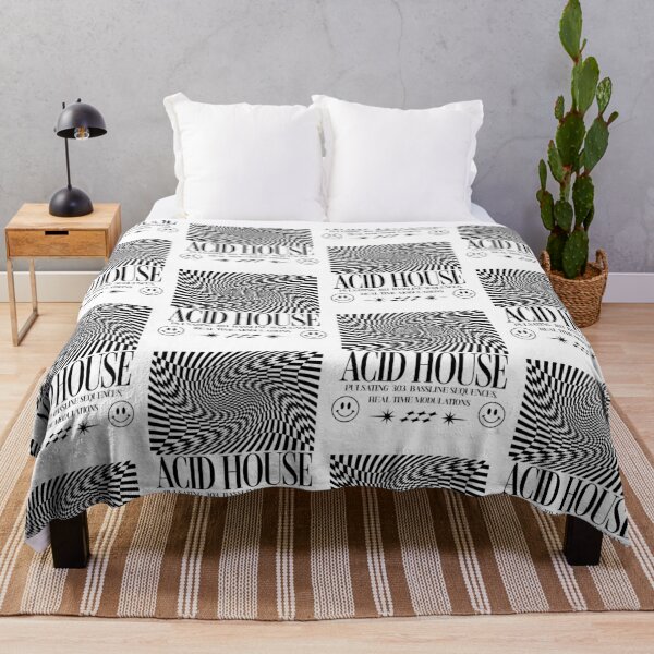 Item preview, ACID HOUSE  - Trippy Art Modulations (White) designed and sold by Discothreadz.