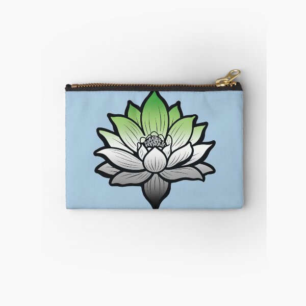 Item preview, Peaceful Aromantic Pride Flag Lotus, Aromantic Pride Design designed and sold by Travelslightly.