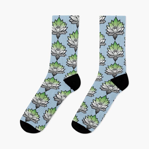 Item preview, Peaceful Aromantic Pride Flag Lotus, Aromantic Pride Design designed and sold by Travelslightly.