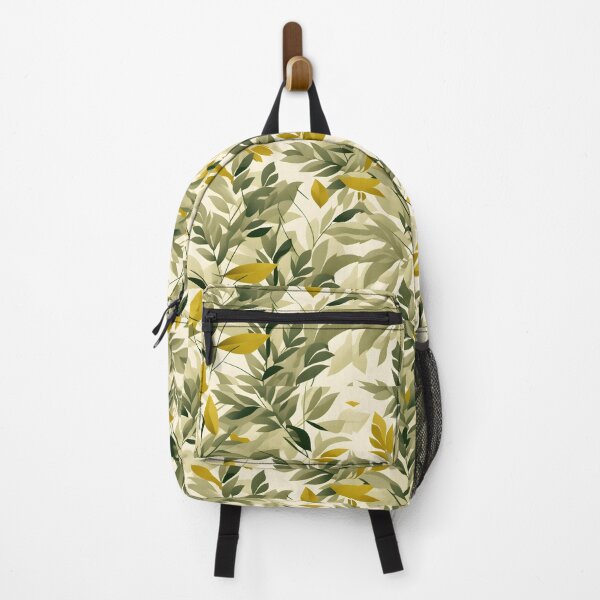 Item preview, Retro Mid Century Modern Botanical Leaves Green designed and sold by Prints and Lifestyle.