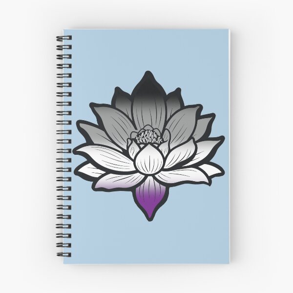 Item preview, Peaceful Asexual Pride Flag Lotus, Asexual Pride Design designed and sold by Travelslightly.
