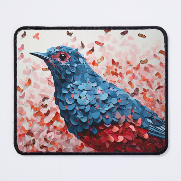Item preview, Nature's Palette: The Bluebird’s Butterfly Mosaic designed and sold by Diego Re.