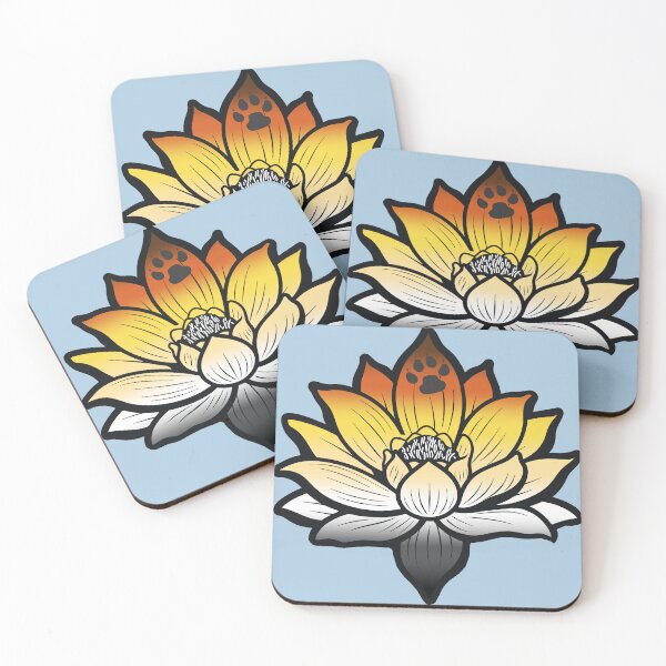 Item preview, Peaceful Gay Bear Pride Flag Lotus, Bear Pride Design designed and sold by Travelslightly.
