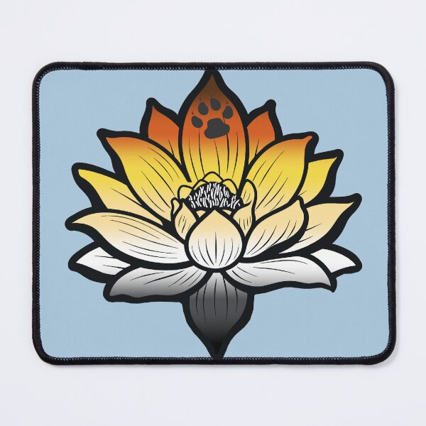 Item preview, Peaceful Gay Bear Pride Flag Lotus, Bear Pride Design designed and sold by Travelslightly.