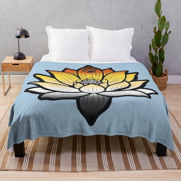 Item preview, Peaceful Gay Bear Pride Flag Lotus, Bear Pride Design designed and sold by Travelslightly.