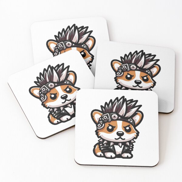 Item preview, punk corgi designed and sold by FerdiEverywhere.