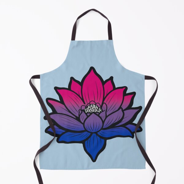 Item preview, Peaceful Bisexual Pride Flag Lotus, Bi Pride Design designed and sold by Travelslightly.