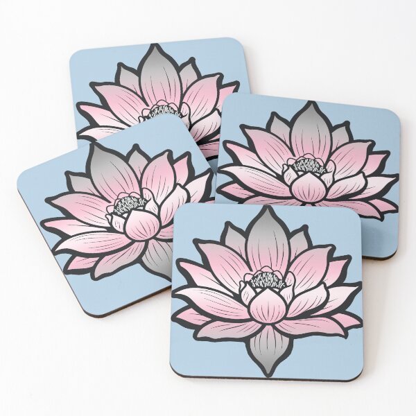 Item preview, Peaceful Demigirl Pride Flag Lotus, Demigirl Pride Design designed and sold by Travelslightly.
