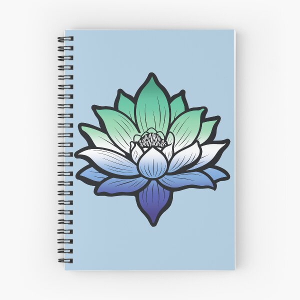 Item preview, Peaceful Gay MLM Pride Flag Lotus, MLM Pride Design designed and sold by Travelslightly.