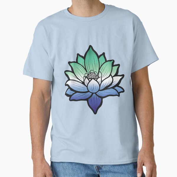 Artikel-Vorschau von Friedlicher Gay MLM Pride Flag Lotus, MLM Pride Design, designt und verkauft von Travelslightly.