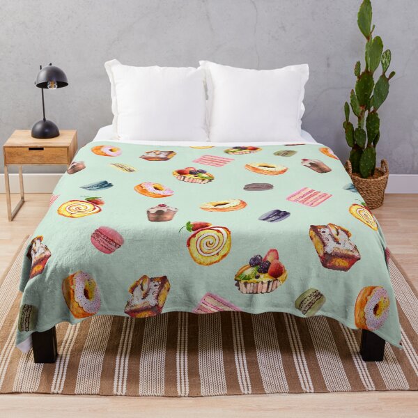 Item preview, Cute colourful watercolour cake pattern designed and sold by PrintHatcher.