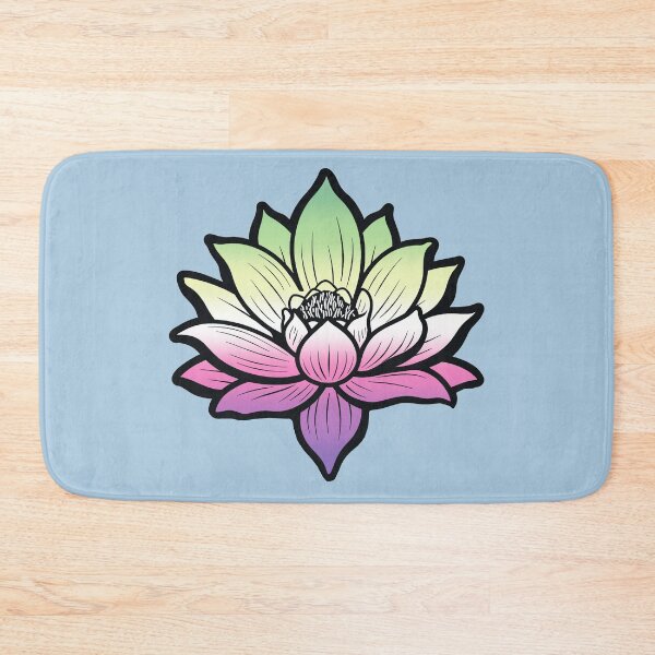 Item preview, Peaceful Genderfae Pride Flag Lotus, Genderdoe Pride Design, fae faer genderfaunet  designed and sold by Travelslightly.