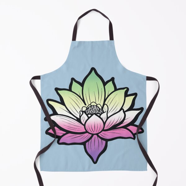 Item preview, Peaceful Genderfae Pride Flag Lotus, Genderdoe Pride Design, fae faer genderfaunet designed and sold by Travelslightly.