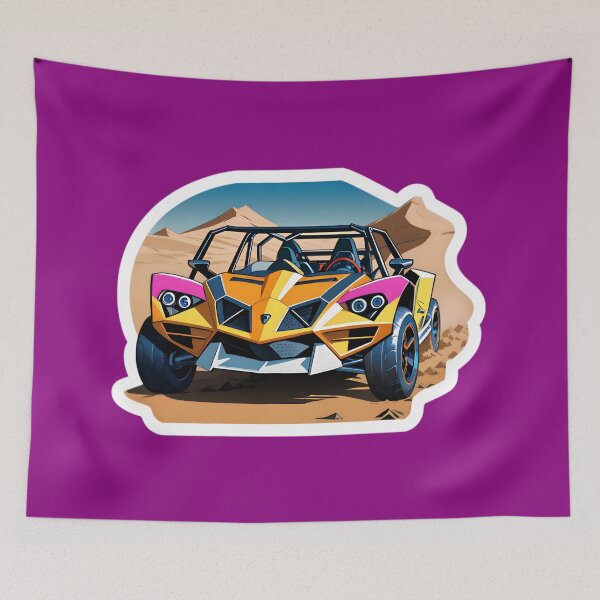 Item preview, Cool Dune Buggy Desert Rally Racing Car designed and sold by TheArtOfPat.