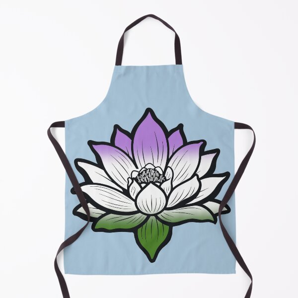 Item preview, Peaceful Genderqueer Pride Flag Lotus, Genderqueer Pride Design designed and sold by Travelslightly.