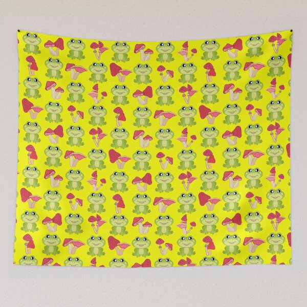 Item preview, Frog and Mashrooms designed and sold by Charmy Design.