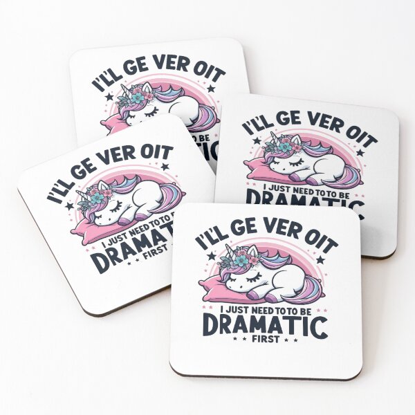Item preview, Funny I'll Get Over It I Just Need To Be Dramatic First Gift Theatrical Vibes Graphic Witty Drama Quote designed and sold by Kiraz771s.