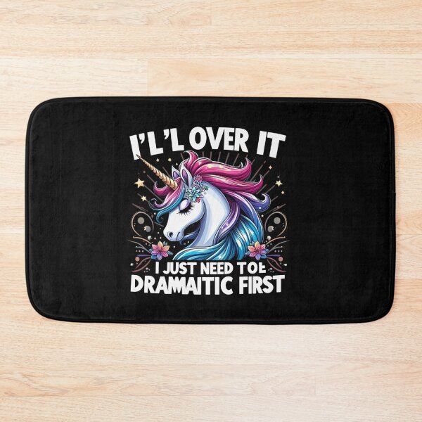 Item preview, Funny Dramatic First Attitude Gift I'll Get Over It I Just Need To Be Dramatic First Modern Drama Statement for Theatrical Vibes Graphic Witty Drama Quote designed and sold by Kiraz771s.