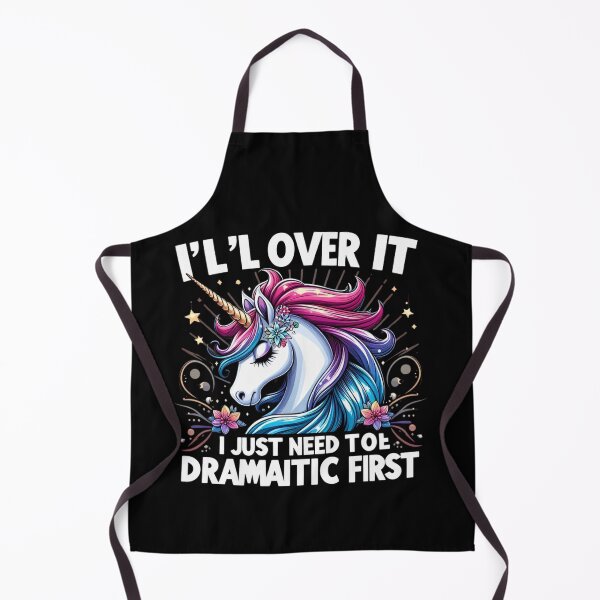 Item preview, Funny Dramatic First Attitude Gift I'll Get Over It I Just Need To Be Dramatic First Modern Drama Statement for Theatrical Vibes Graphic Witty Drama Quote designed and sold by Kiraz771s.