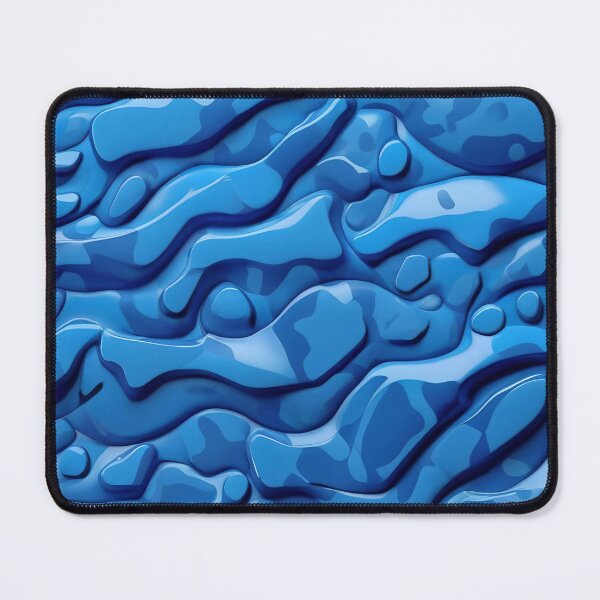 Item preview, Abstract Blue Camouflage Pattern designed and sold by TheArtOfPat.