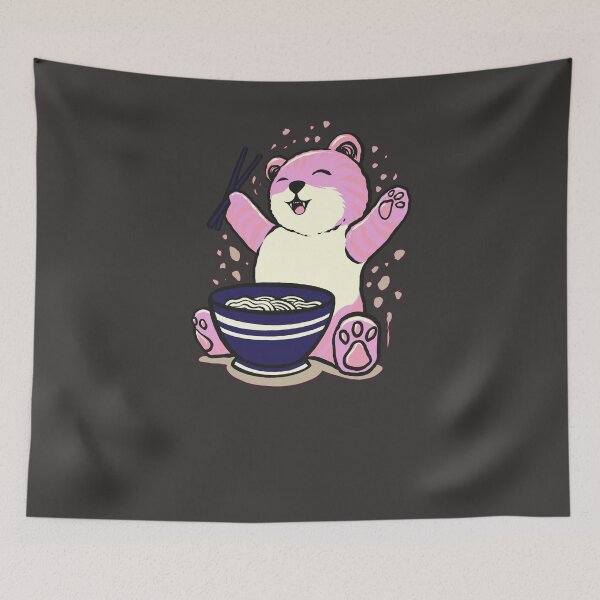 Item preview,  Cat Ramen Anime Kawaii Neko Eat Noodle designed and sold by amrichjimi.